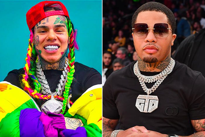 6IX9INE AND BOXER GERVONTA DAVIS GET INTO HEATED CONFRONTATION