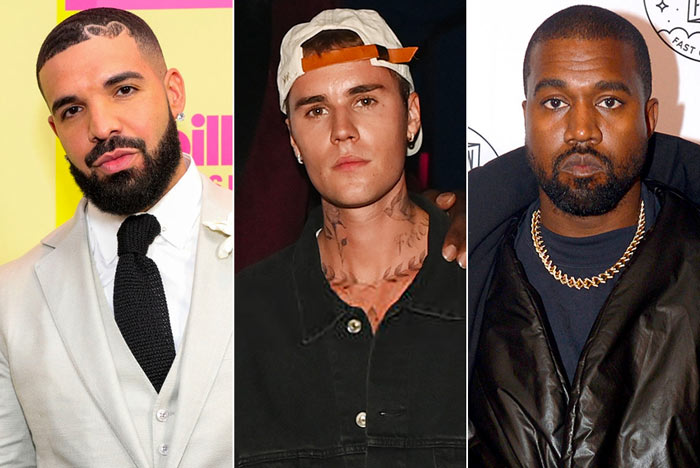 Drake, Justin Bieber, & Kanye West Top Spotify’s Most-Streamed Artists Of 2021