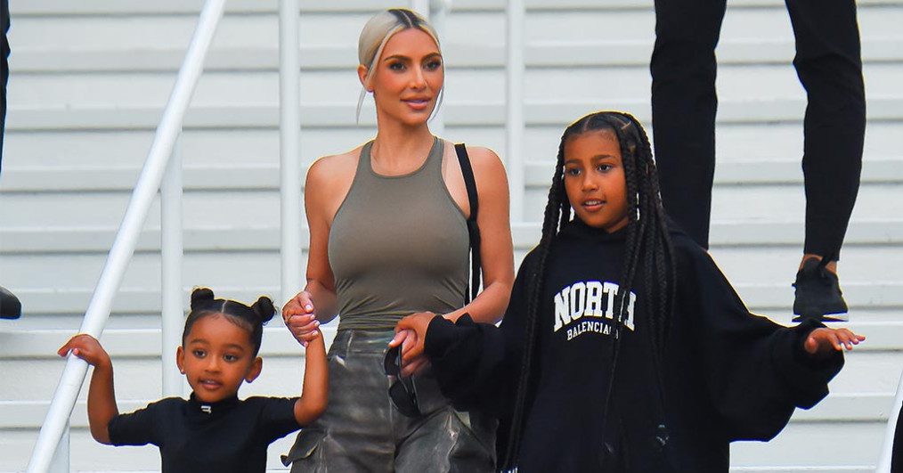 Kim Kardashian And Kanye West's Kids Transform Into Hip-Hop Icons For ...