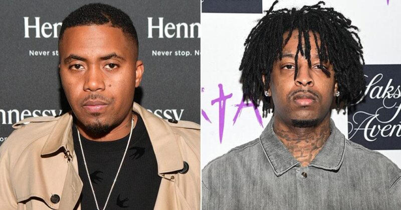 Nas And 21 Savage Drop Surprise Collaboration ‘One Mic, One Gun’