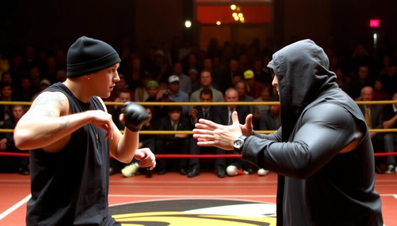 Scene from Eminem's '8 Mile' final battle that introduced millions to battle rap Scene from Eminem's '8 Mile' final battle that introduced millions to battle rap