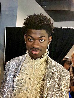 250px Lil Nas X back stage at the MTV Video Music Awards 2019