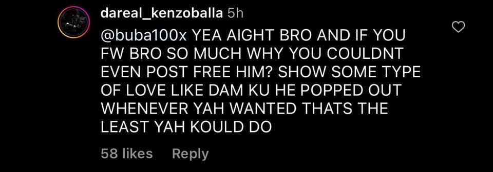 r/NYStateOfMind - Kenzo Balla speaks on the Buba100x and Nas Ebk Situation.