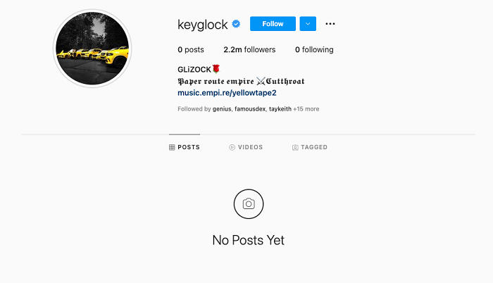 Key Glock: The Heir To The PRE Empire 36 Graphical user interface, applicationDescription automatically generated