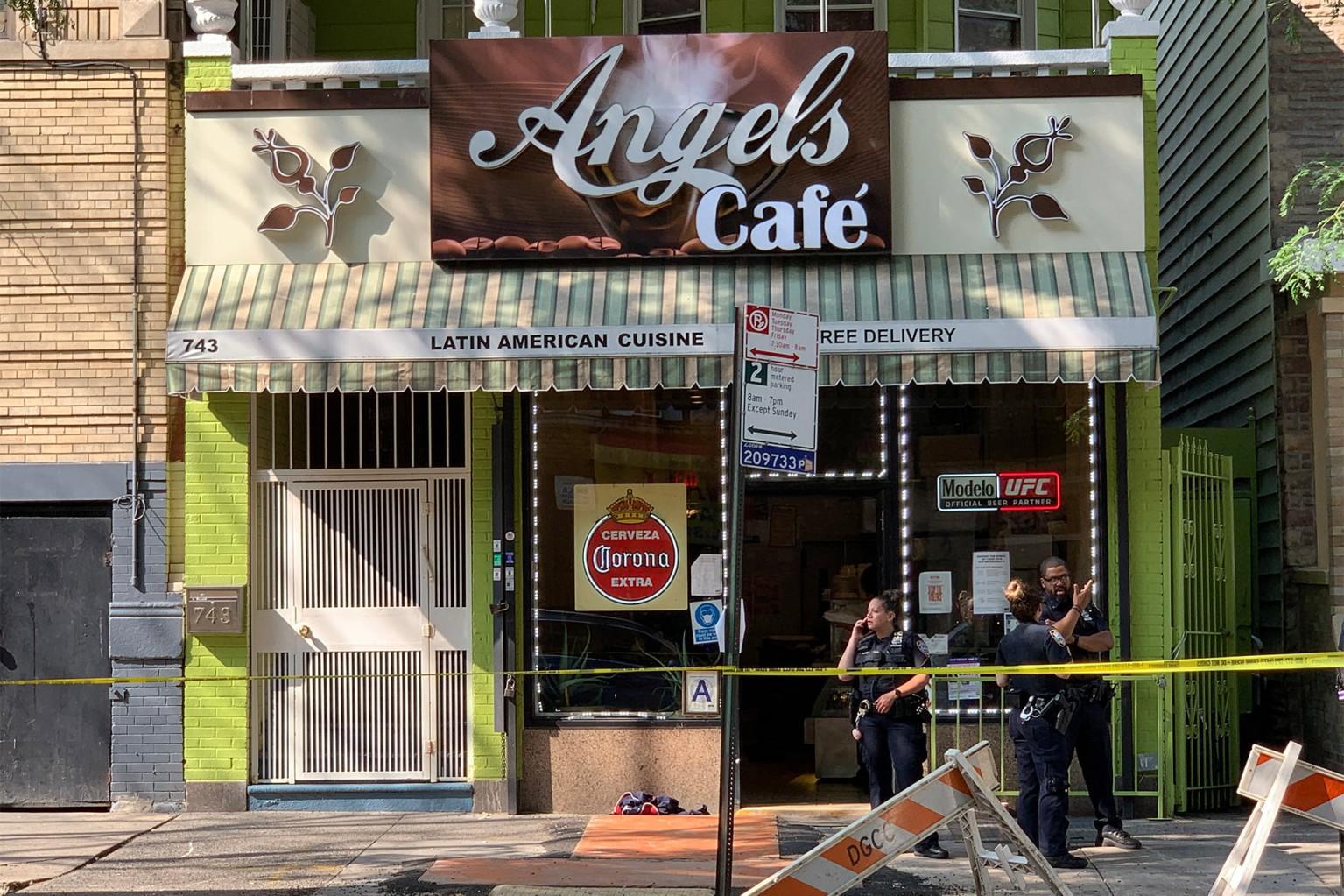 A picture containing text, building, outdoor, restaurant

Description automatically generated