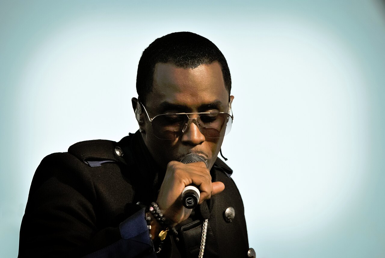 Sean Combs performing with Diddy Dirty Money