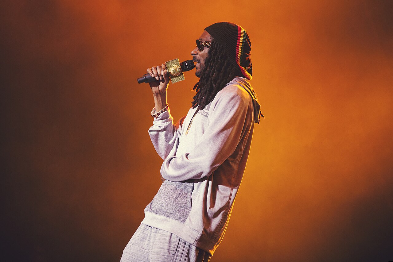 Snoop Dogg performing at Dour Festival in 2015