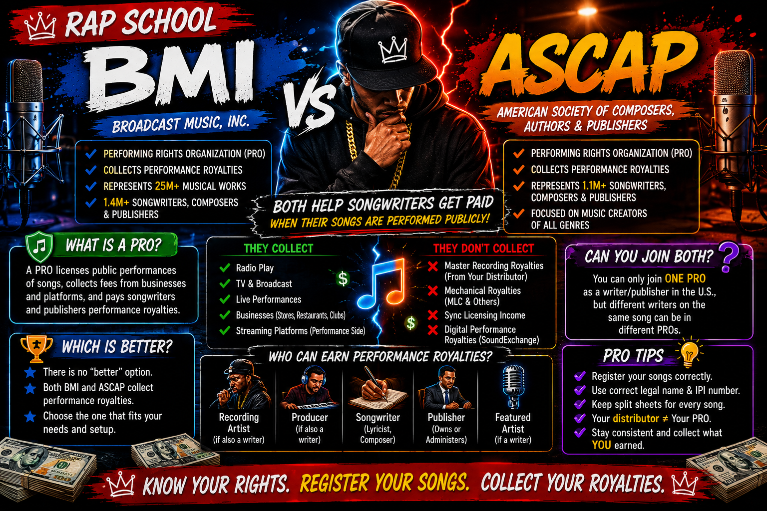 BMI vs ASCAP