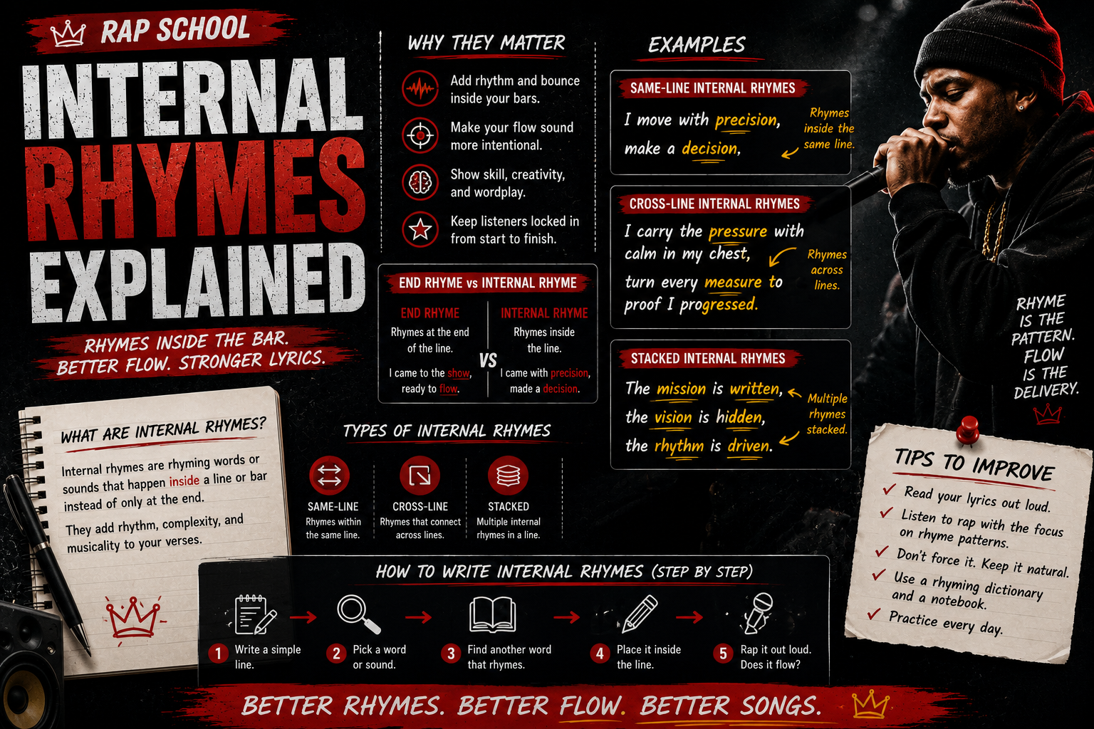 Internal rhymes