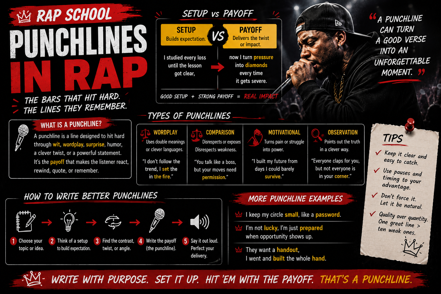 Punchlines in Rap 1 punchlines in rap