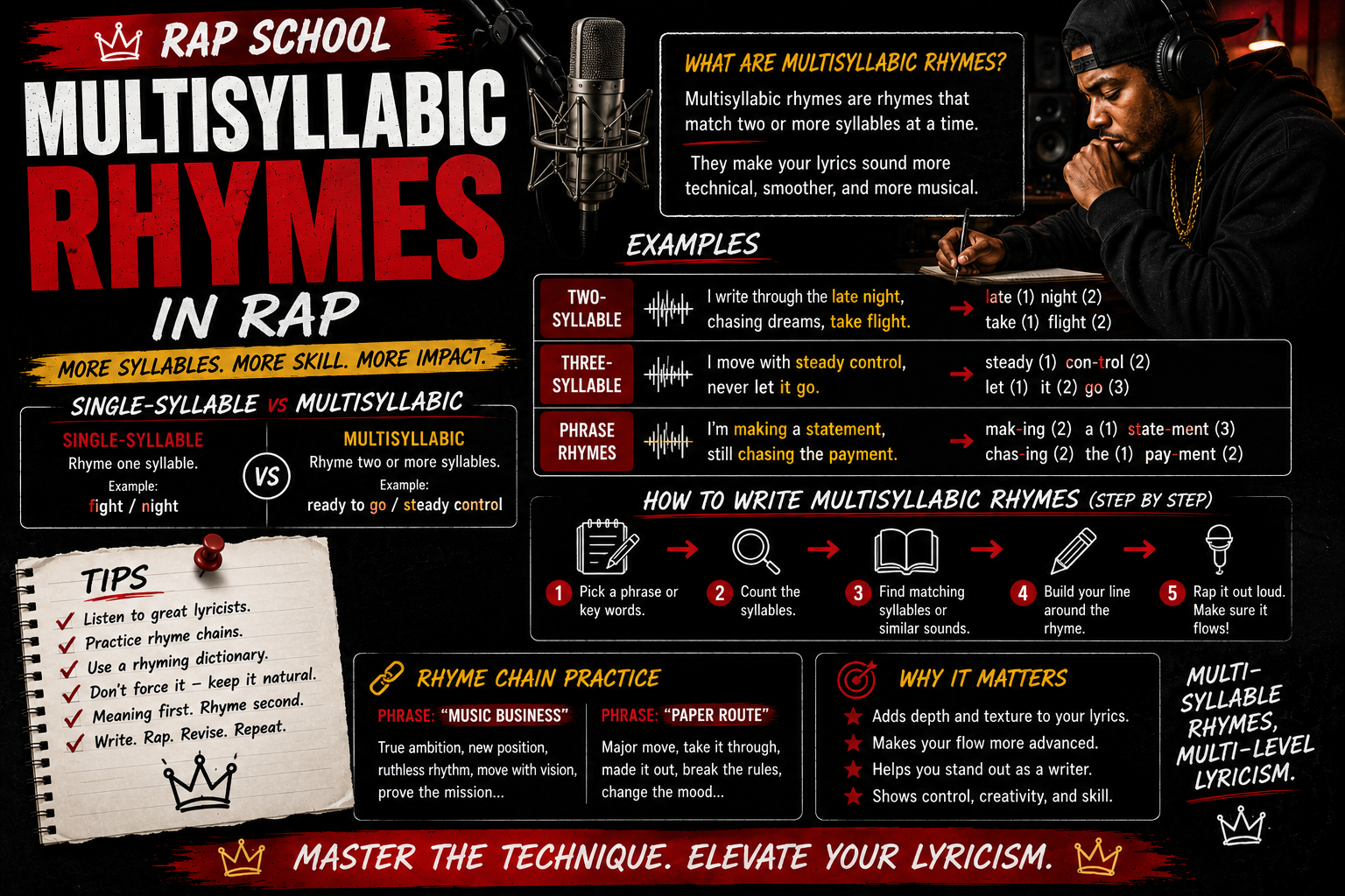 Multisyllabic Rhymes 1 rhymes