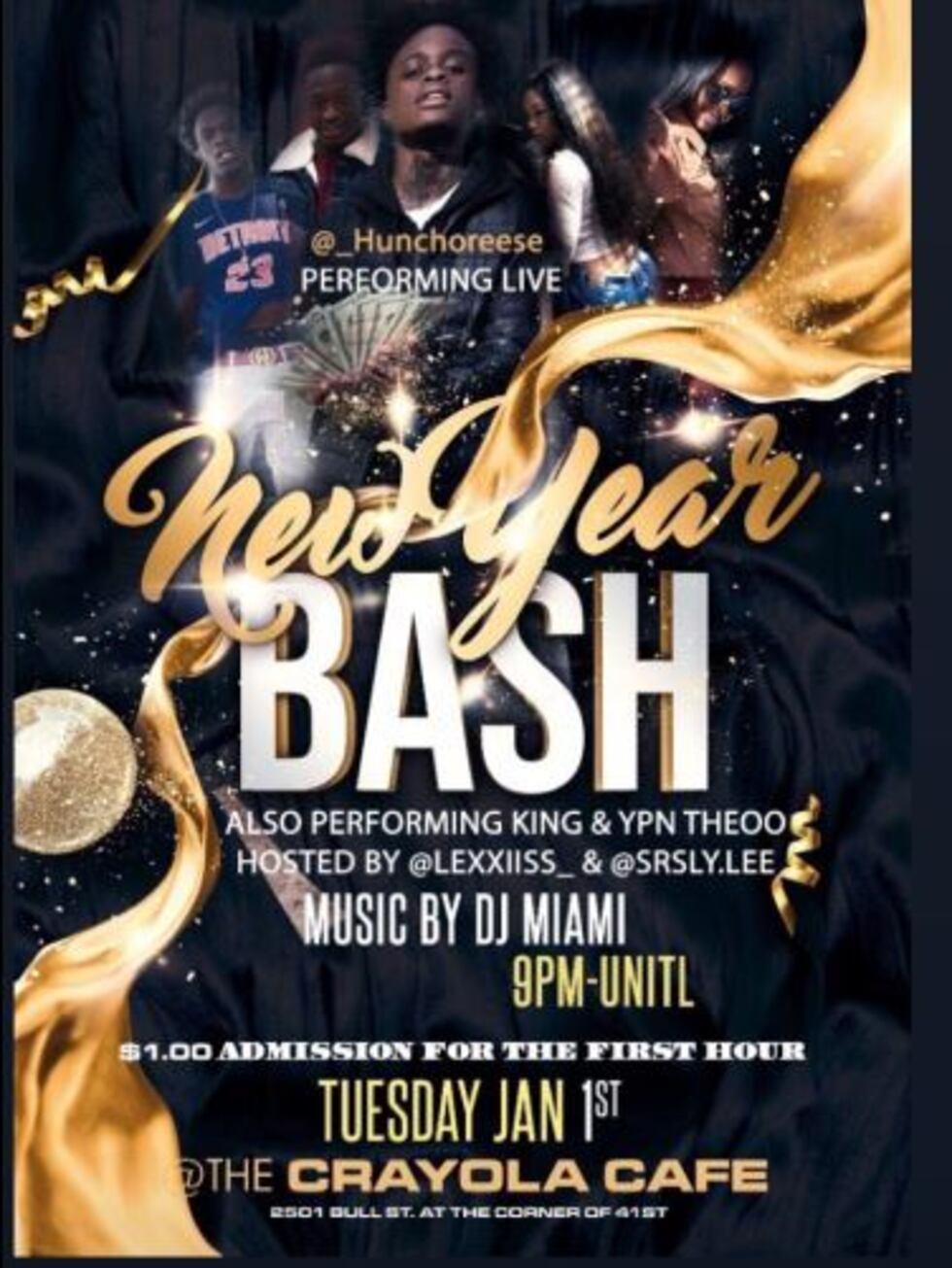 The Rise And Fall of Quando Rondo’s Gang “Only The Mob” 30 Teen night event promoted at the Crayola Cafe (Source: Instagram)